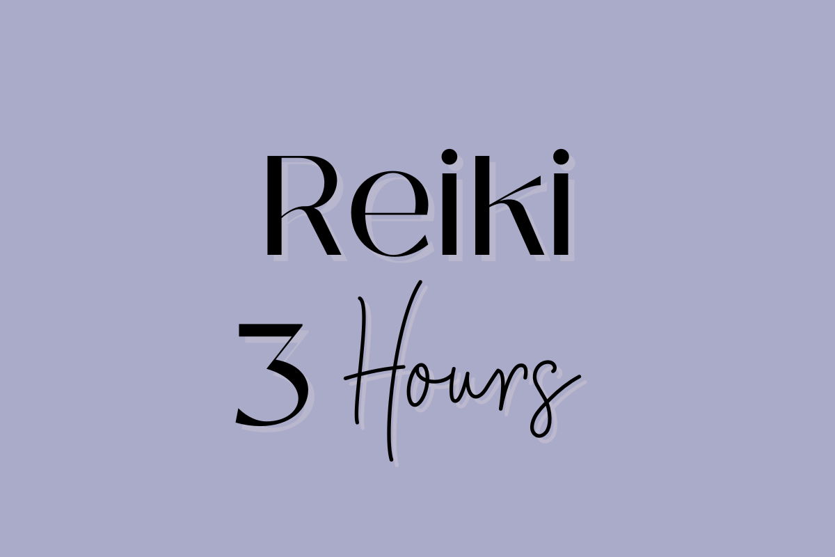 3 Hour 3-Pack Reiki